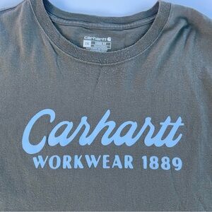 Carhartt Army Green/Gray Loose Fit Tee